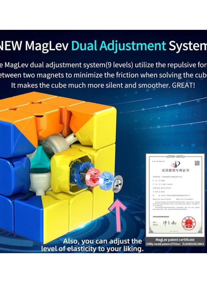 مكعب سرعة مغناطيسي 3x3 من كيوبر شوب مويو RS3M 2021 ماجليف ، بروفيشنال نسخة محسنة 2020 ( اصدار برو ) - Image 2